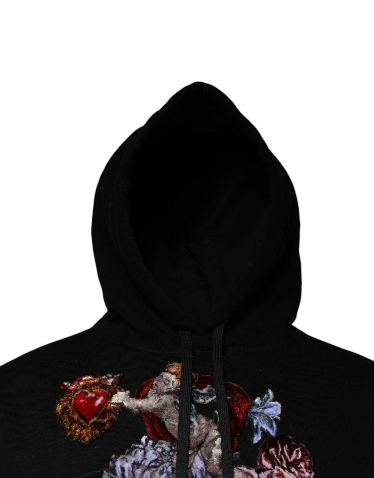Dolce & Gabbana Black Paradiso Hooded Men Sweatshirt Sweater - RIMODA