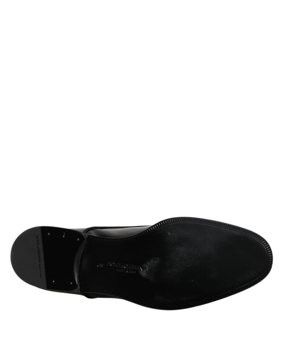 Dolce & Gabbana Black Patent Leather Derby Formal Dress Shoes - RIMODA