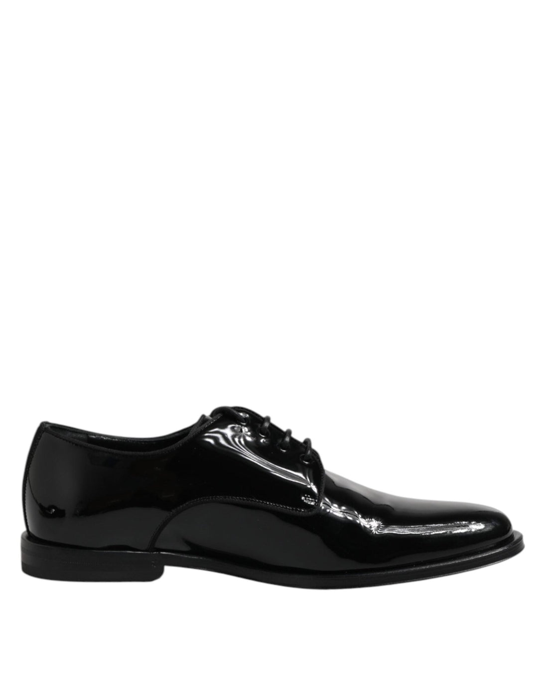 Dolce & Gabbana Black Patent Leather Derby Formal Dress Shoes - RIMODA