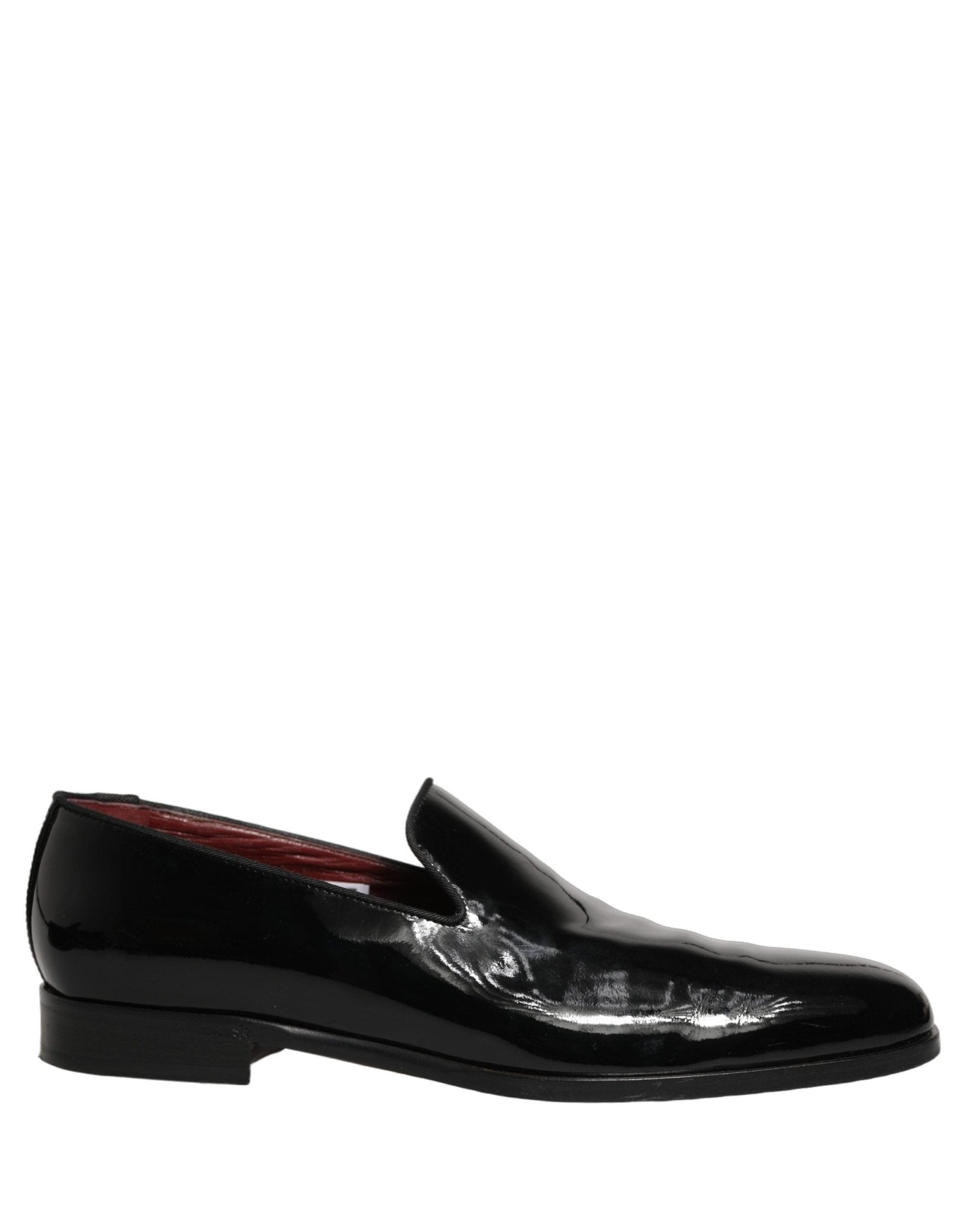Dolce & Gabbana Black Patent Leather Men Dress Loafers Shoes - RIMODA