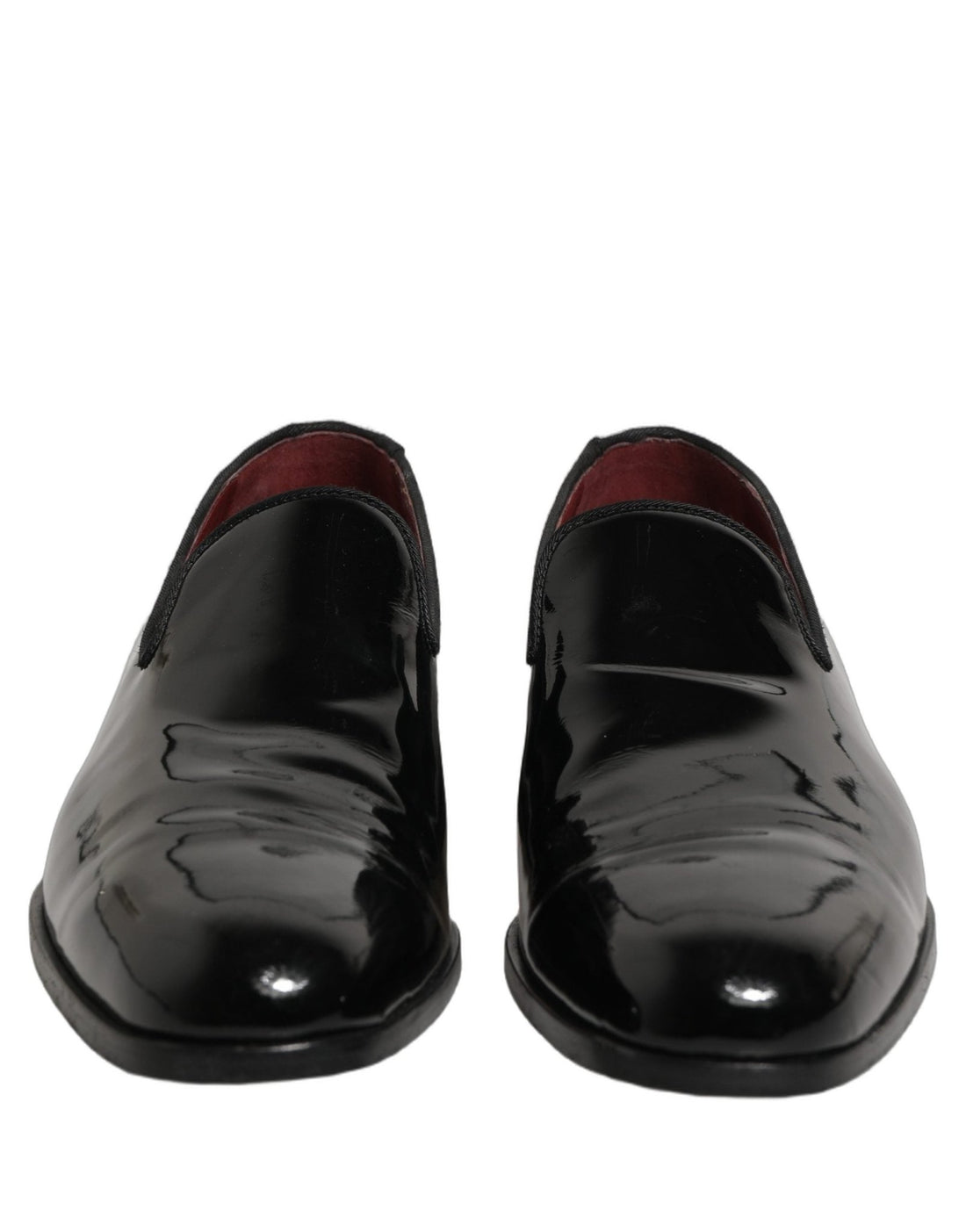 Dolce & Gabbana Black Patent Leather Men Dress Loafers Shoes - RIMODA