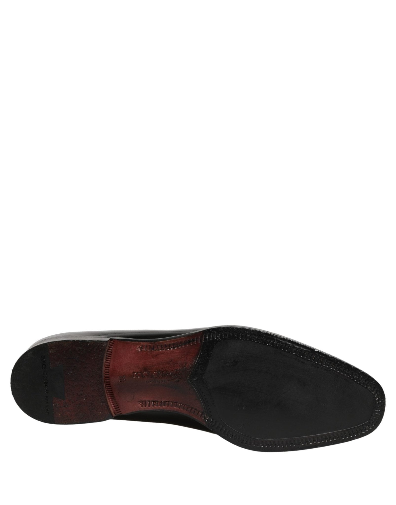 Dolce & Gabbana Black Patent Leather Men Dress Loafers Shoes - RIMODA