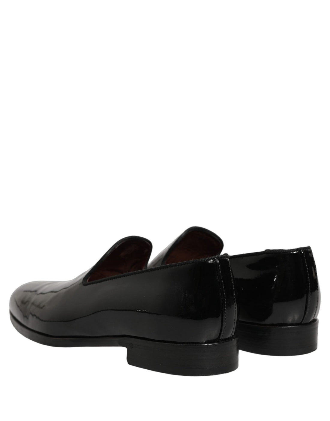 Dolce & Gabbana Black Patent Leather Men Dress Loafers Shoes - RIMODA