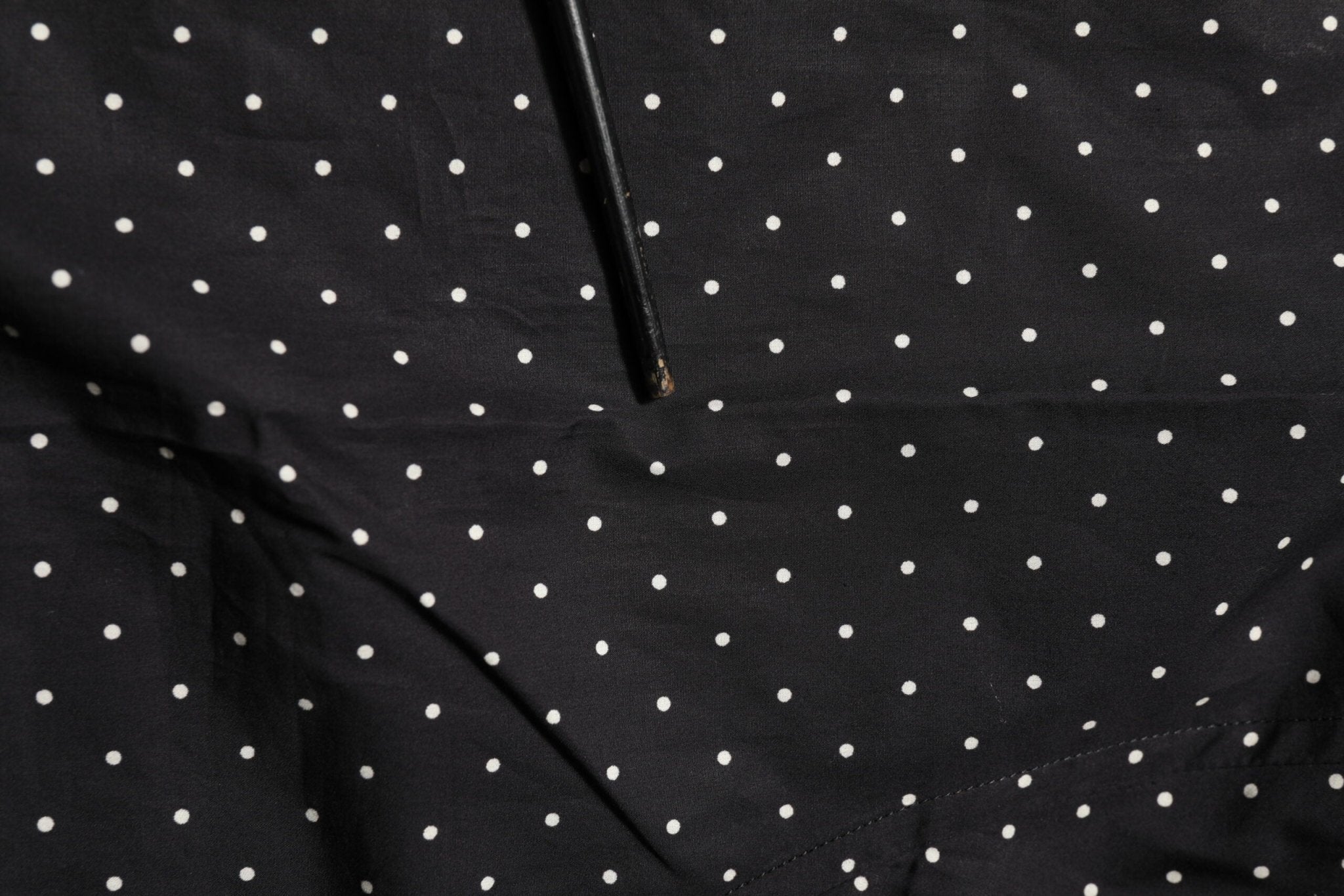 Dolce & Gabbana Black Polka Dot Cotton GOLD Men Formal Dress Shirt - RIMODA