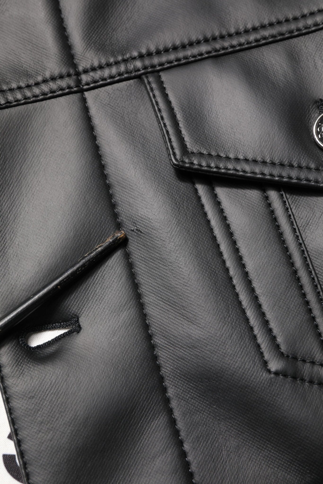 Dolce & Gabbana Black Polyester Button Down Biker Jacket - RIMODA