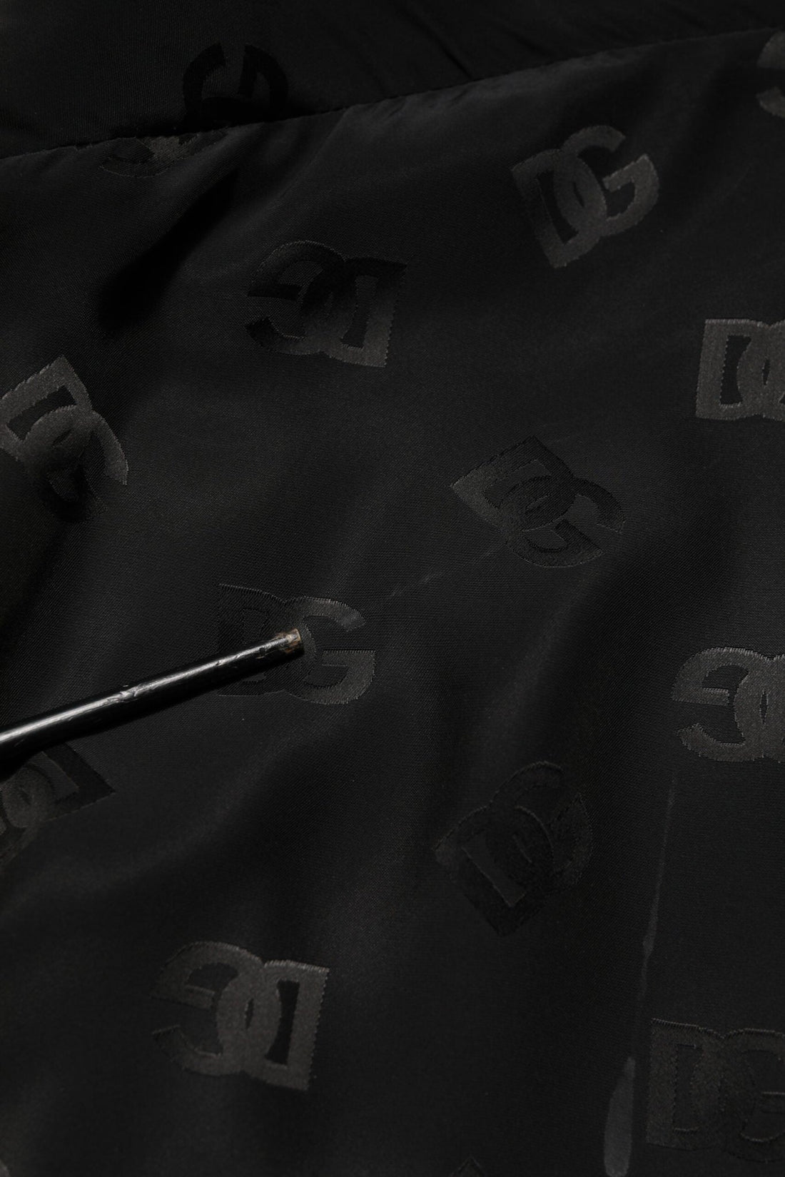 Dolce & Gabbana Black Polyester Logo Monogram Coat Jacket - RIMODA