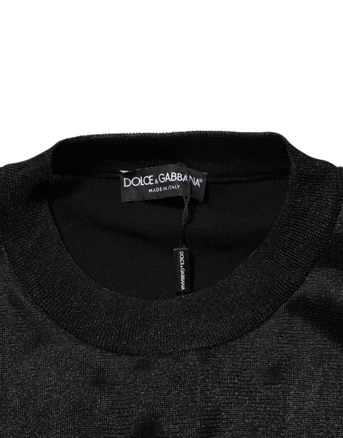 Dolce & Gabbana Black Polyester Pullover Sweatshirt Sweater - RIMODA