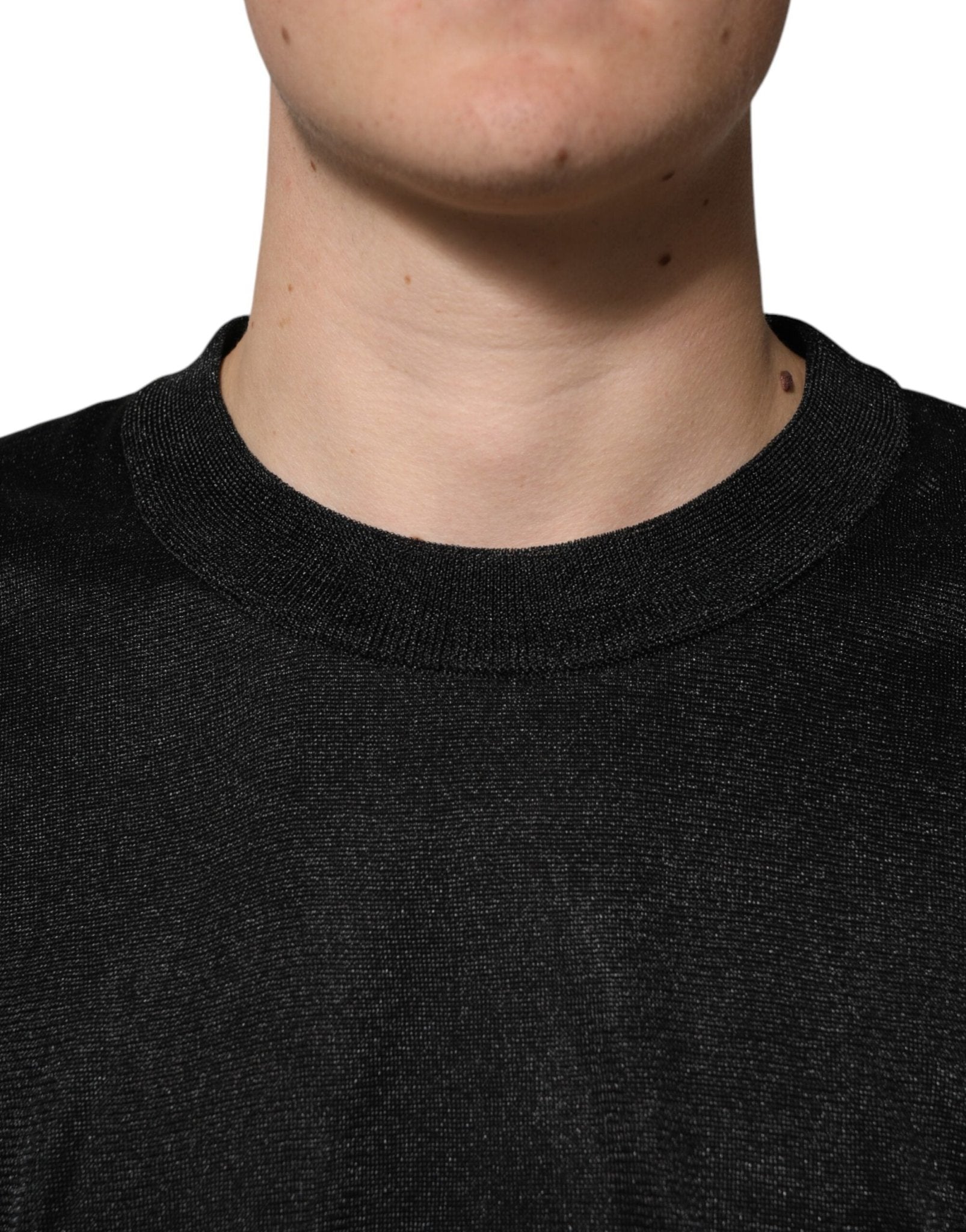 Dolce & Gabbana Black Polyester Pullover Sweatshirt Sweater - RIMODA