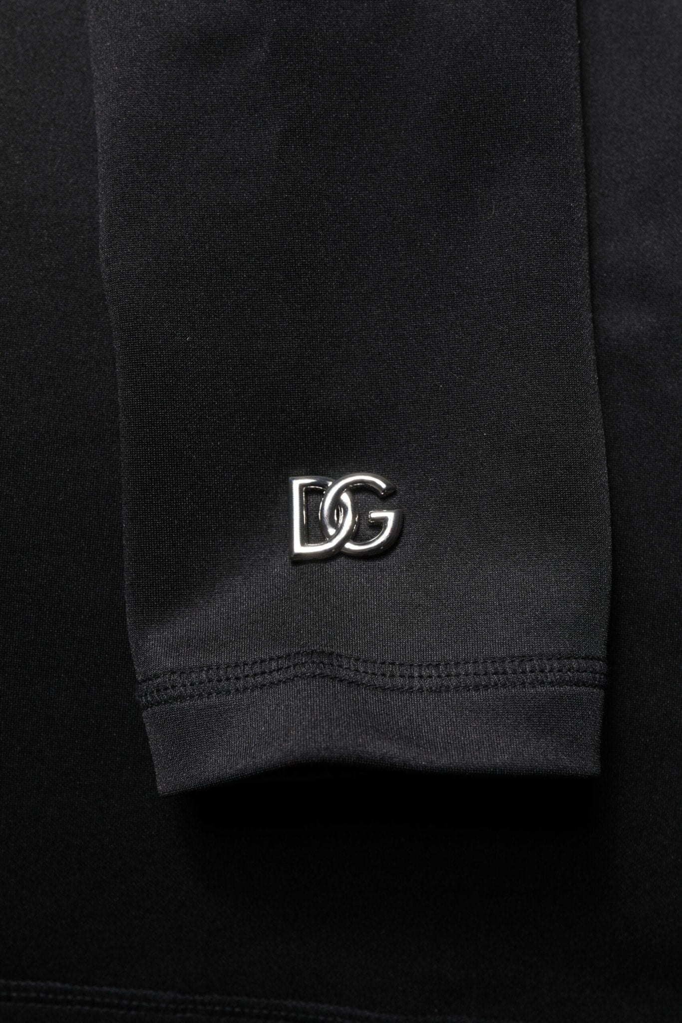 Dolce & Gabbana Black Polyester Turtleneck Pullover Sweater - RIMODA