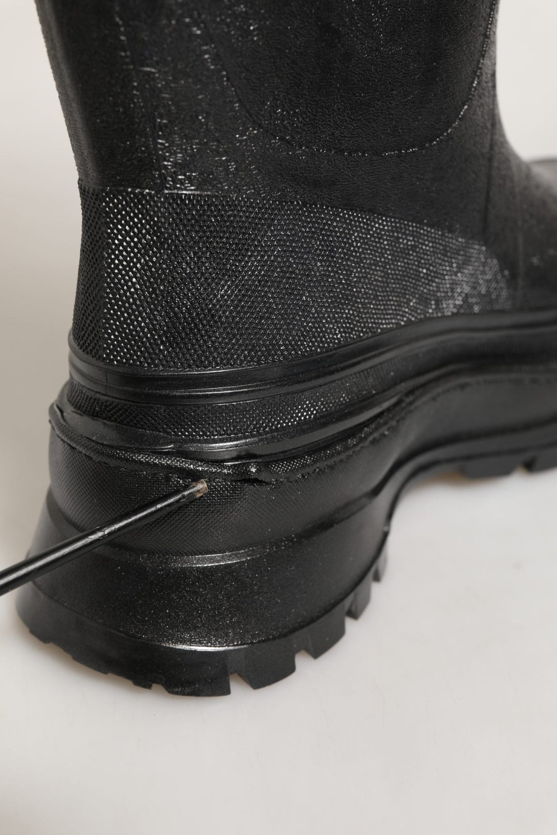 Dolce & Gabbana Black PVC Pull On Rain Boots Men Shoes - RIMODA