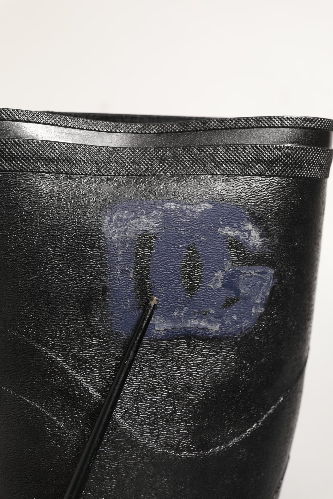Dolce & Gabbana Black PVC Pull On Rain Boots Men Shoes - RIMODA