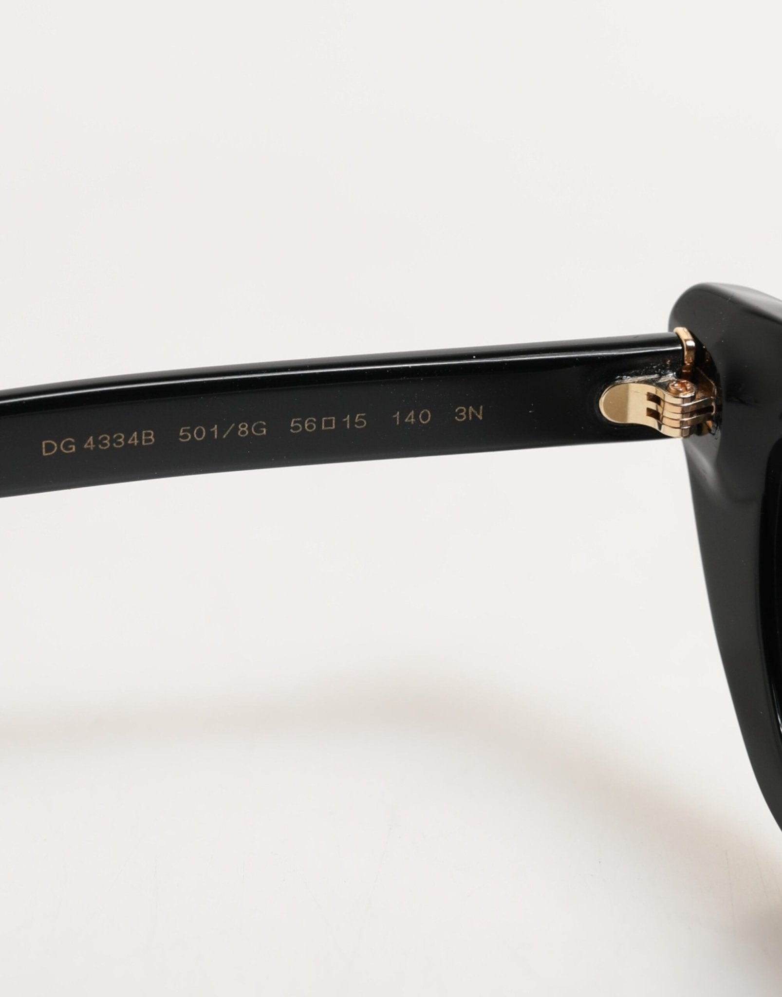 Dolce & Gabbana Black Re-Edition DNA Cat-Eye Frame Sunglasses - RIMODA
