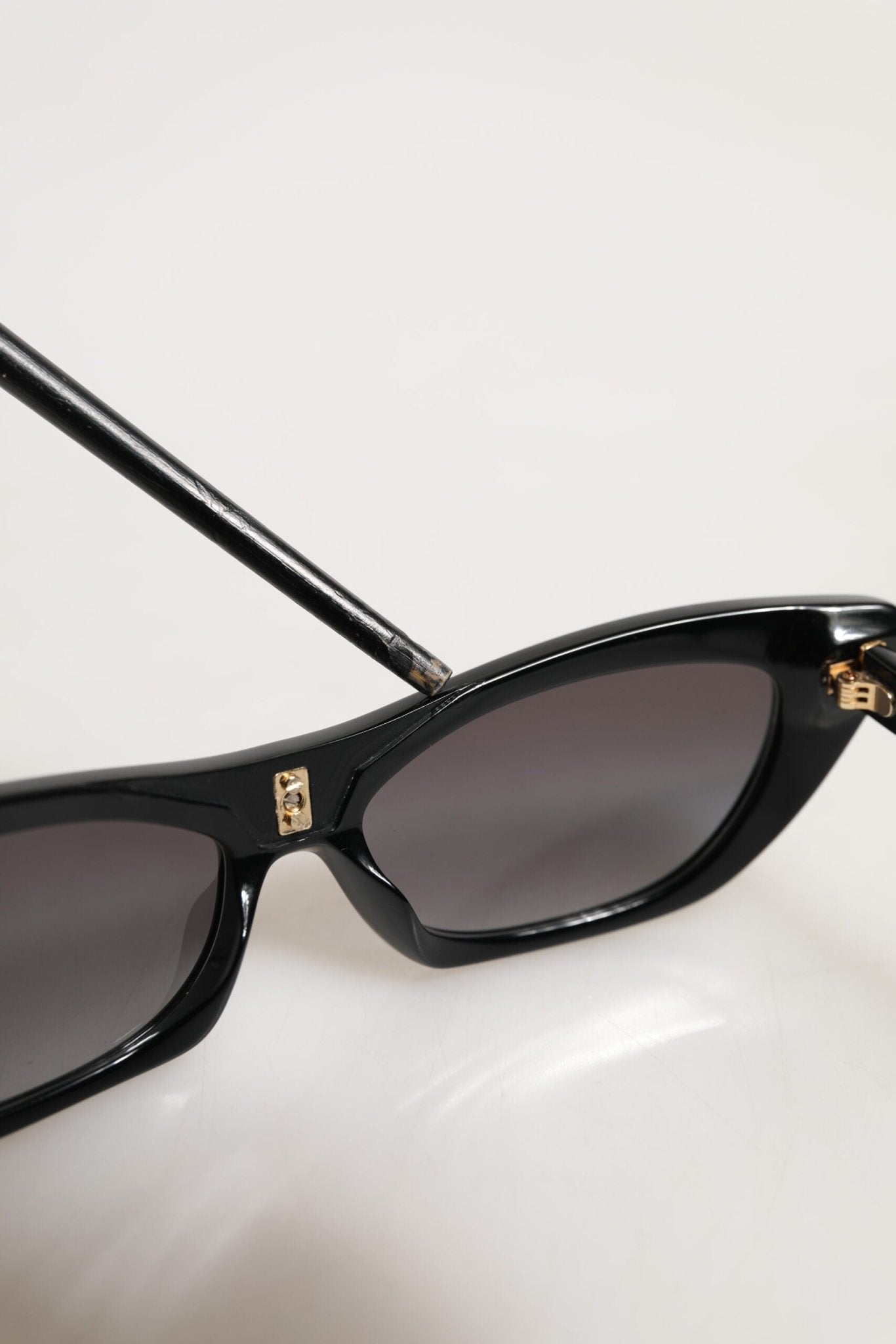 Dolce & Gabbana Black Re-Edition DNA Cat-Eye Frame Sunglasses - RIMODA