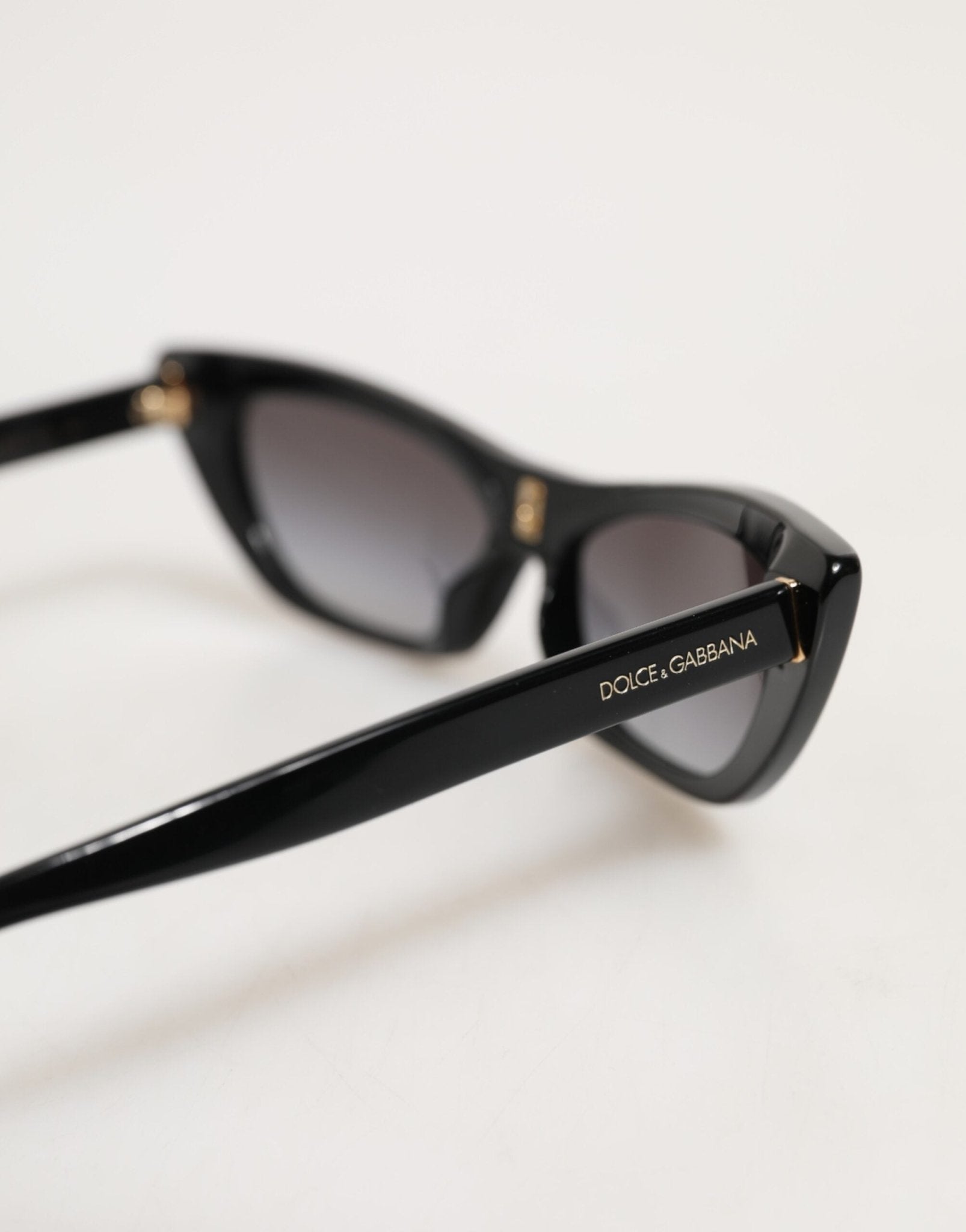 Dolce & Gabbana Black Re-Edition DNA Cat-Eye Frame Sunglasses - RIMODA