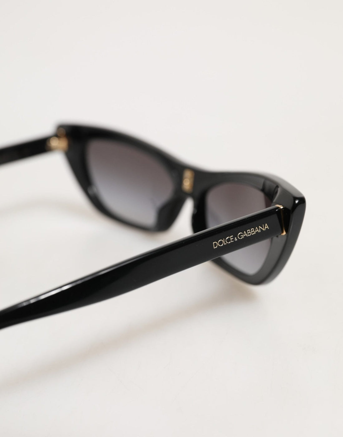 Dolce & Gabbana Black Re-Edition DNA Cat-Eye Frame Sunglasses - RIMODA