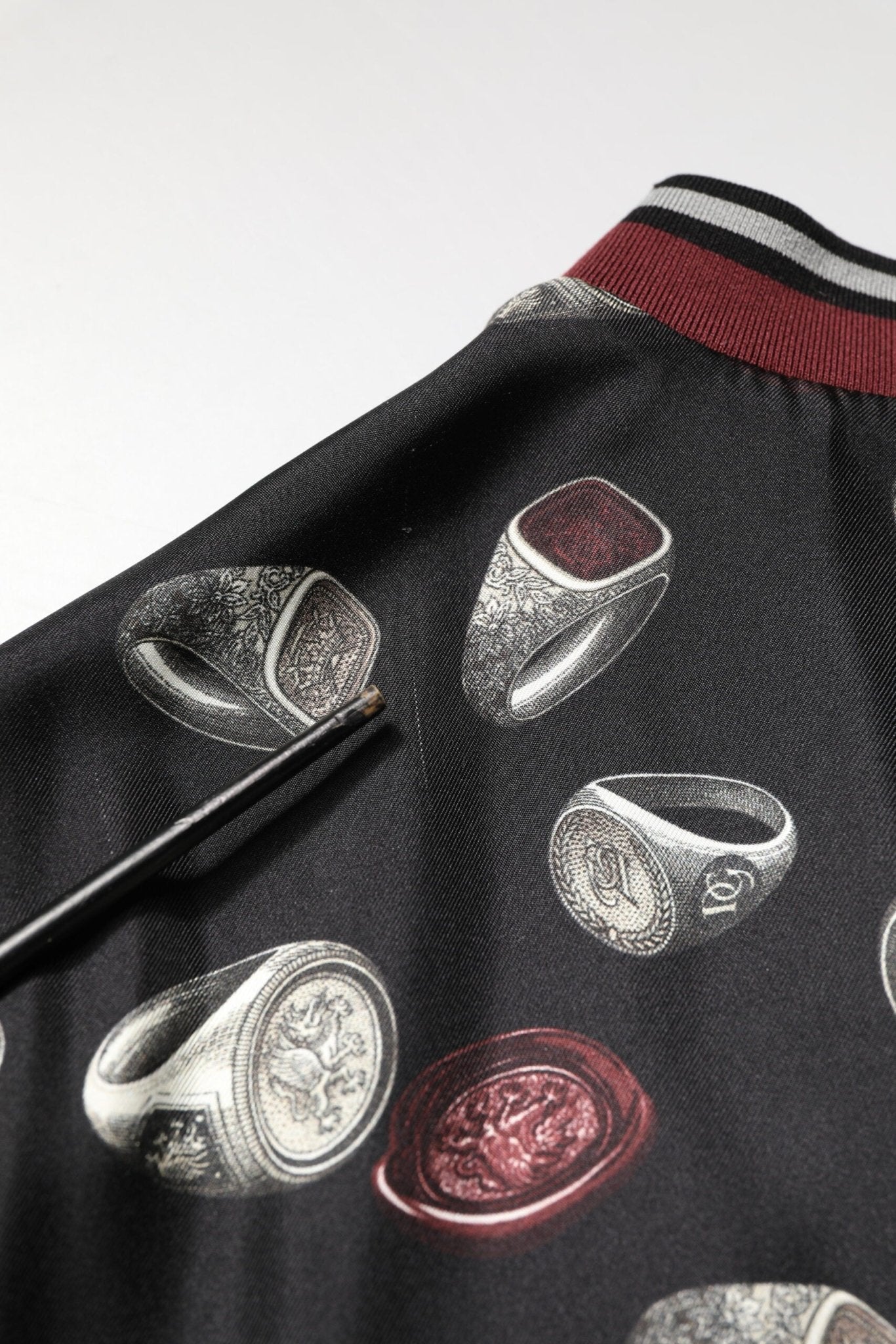 Dolce & Gabbana Black Ring Print CrewNeck Sweatshirt Sweater - RIMODA