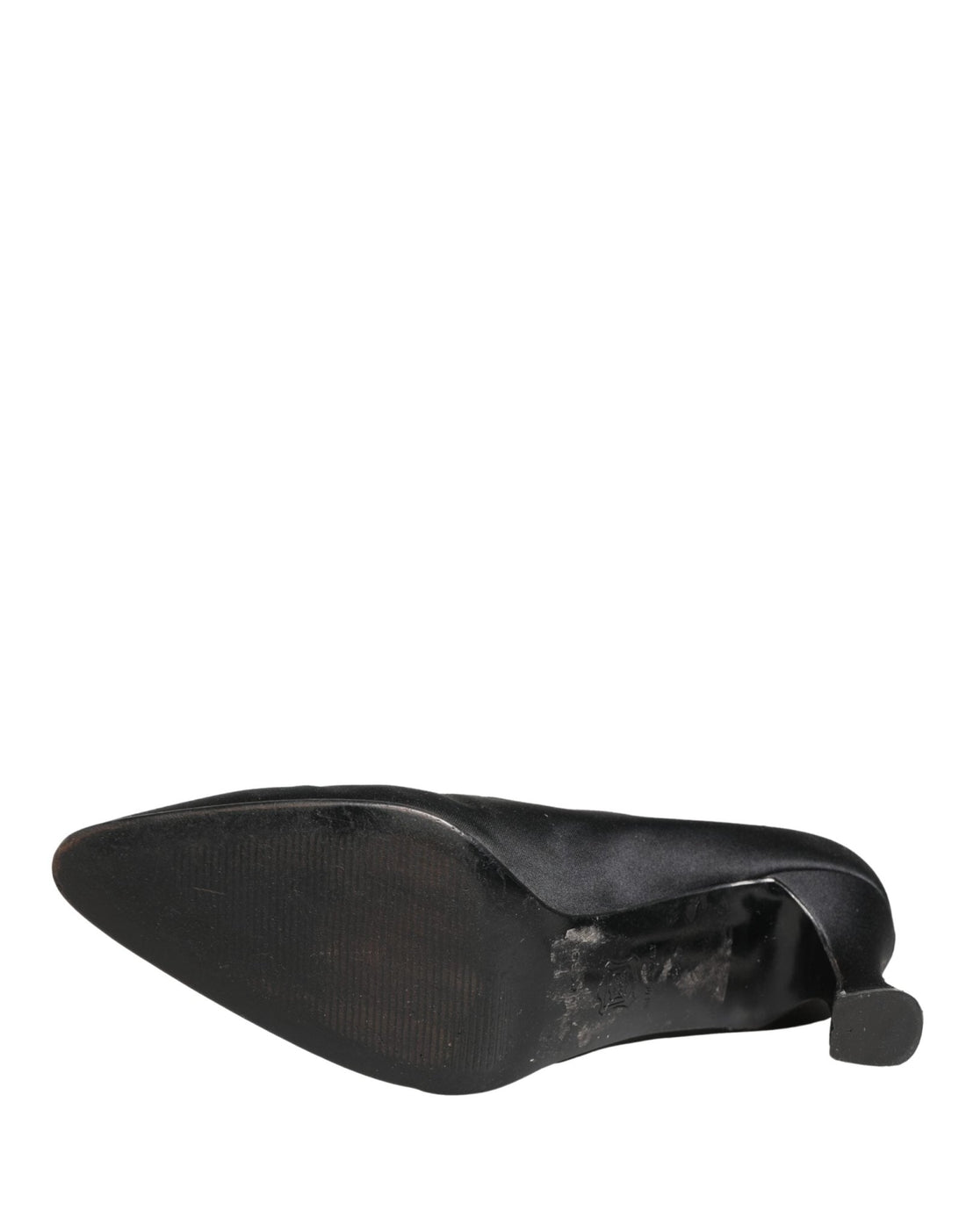 Dolce & Gabbana Black Satin Mary Jane Pumps Shoes - RIMODA