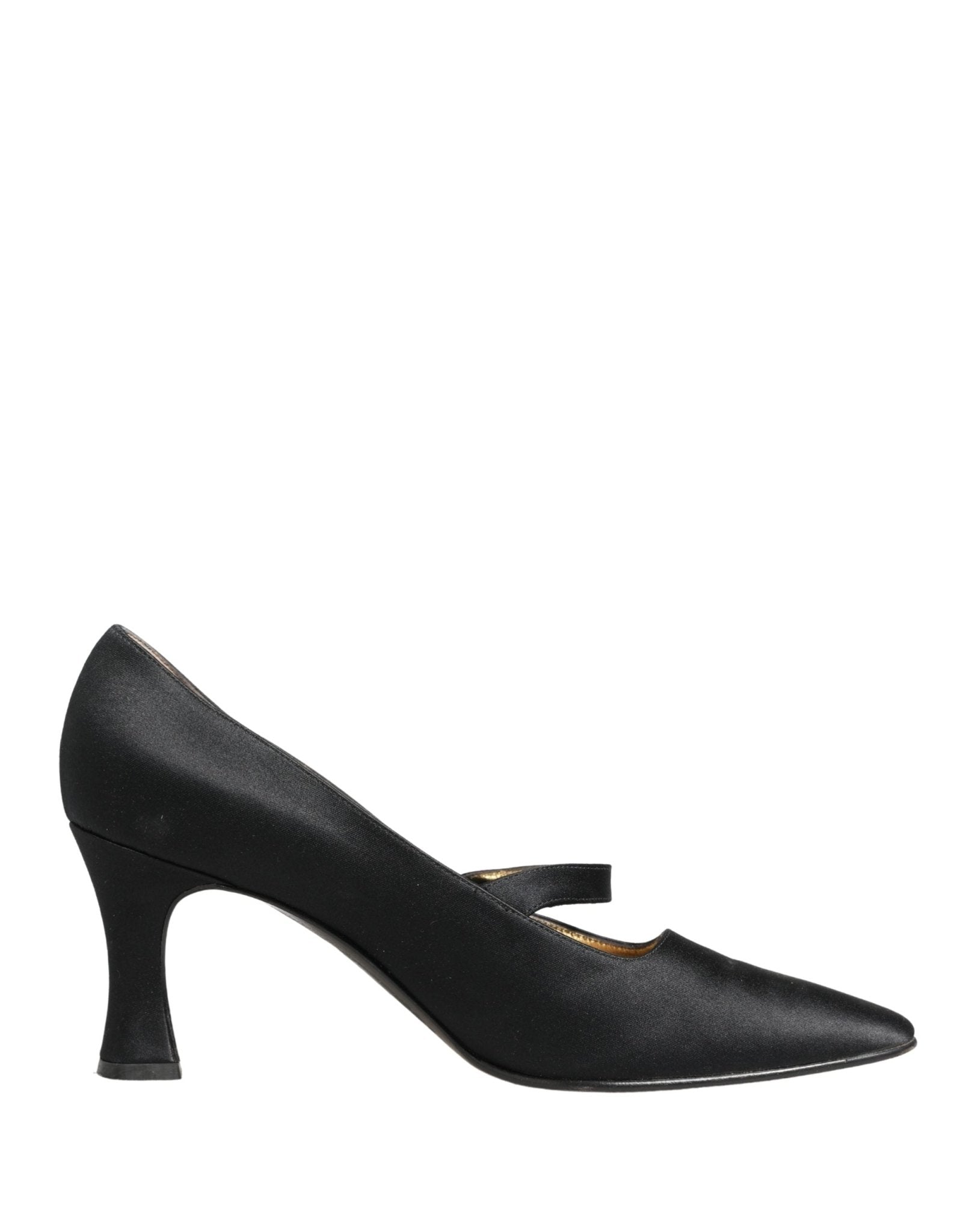 Dolce & Gabbana Black Satin Mary Jane Pumps Shoes - RIMODA