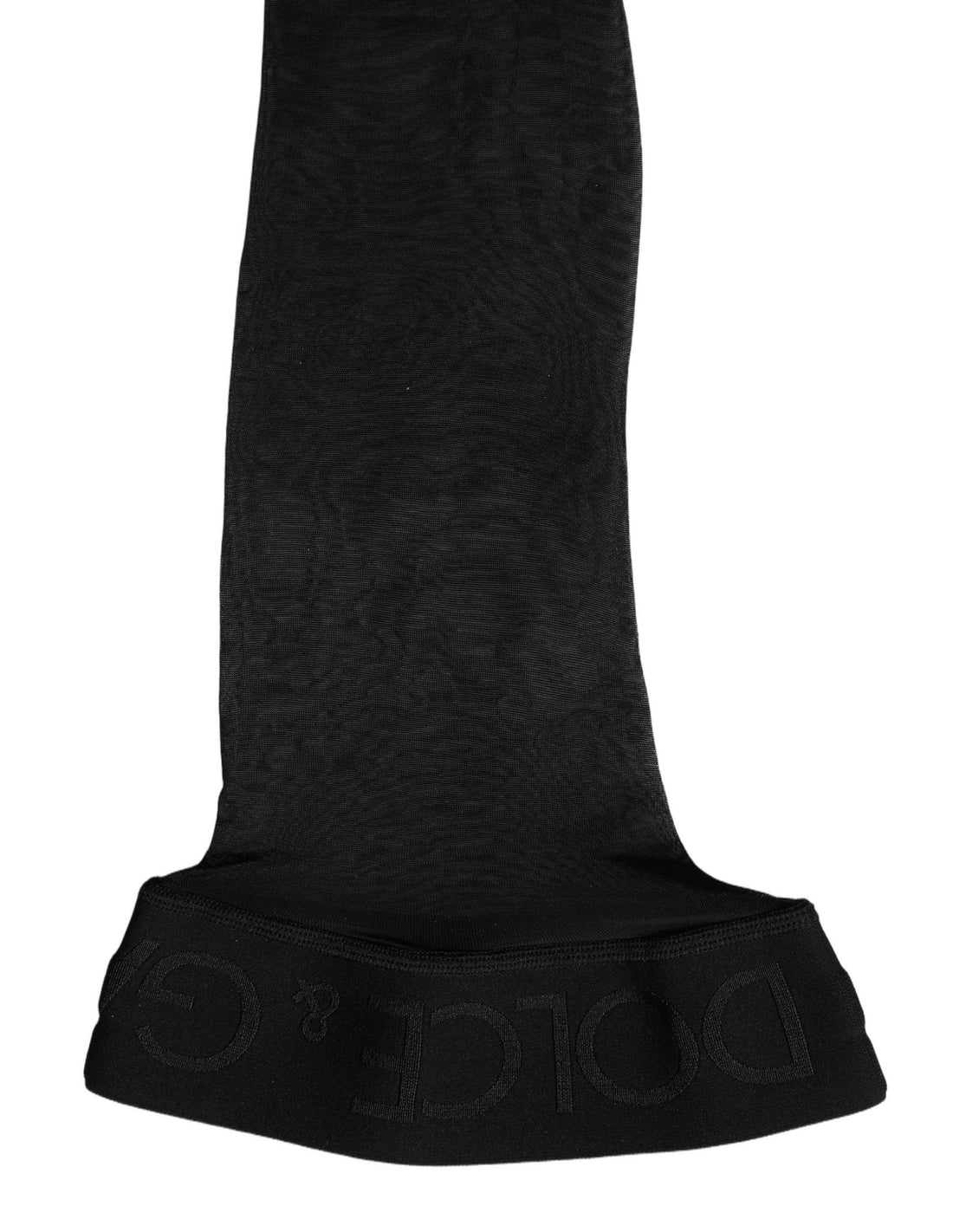 Dolce & Gabbana Black Sheer Nylon Thigh High Stockings Socks - RIMODA