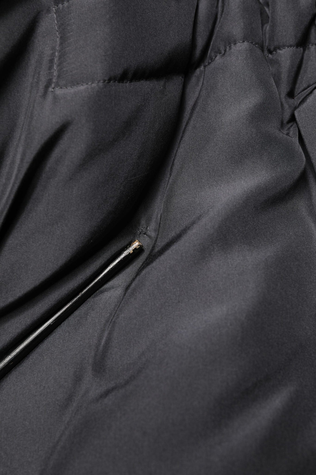 Dolce & Gabbana Black Silk Padded Parka Men Coat Jacket - RIMODA