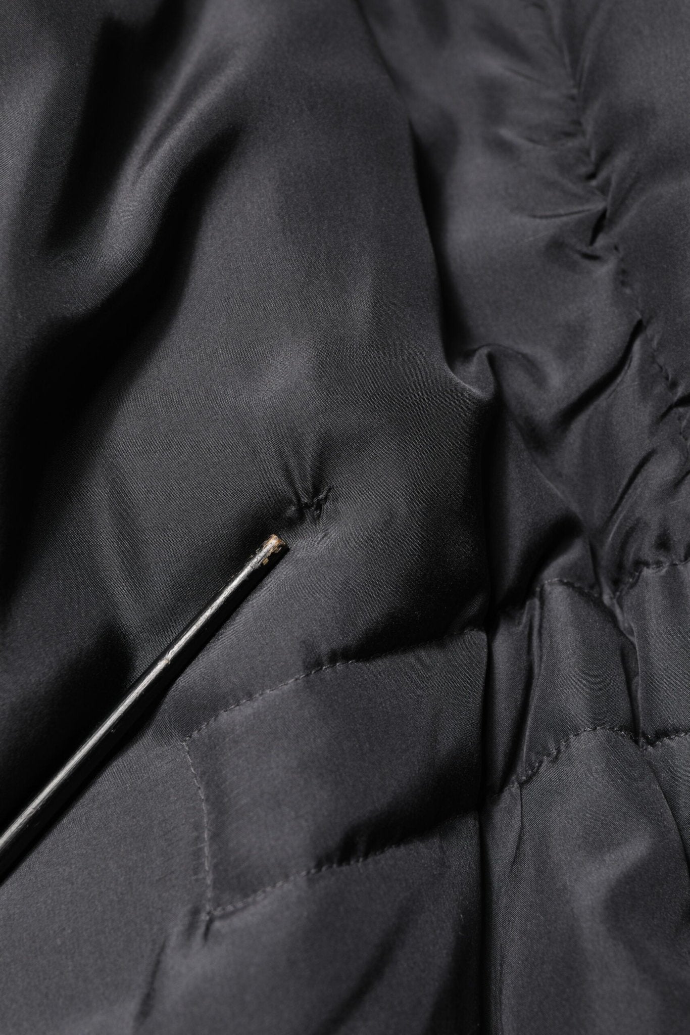 Dolce & Gabbana Black Silk Padded Parka Men Coat Jacket - RIMODA