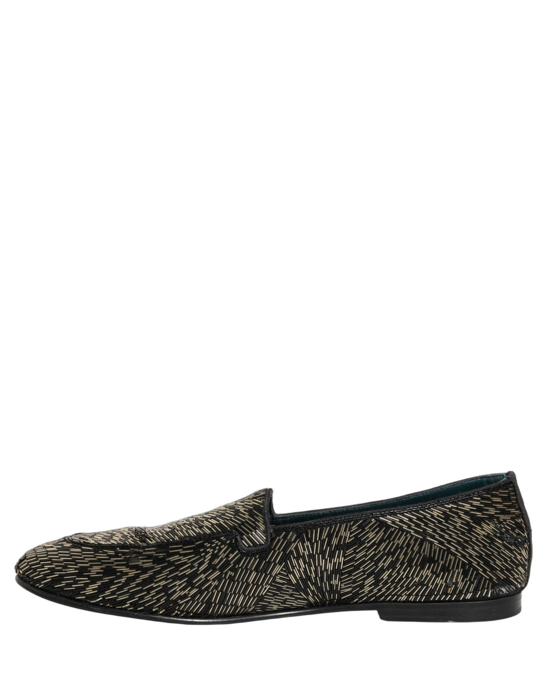 Dolce & Gabbana Black Silver Embellished Dress Loafers Shoes - RIMODA