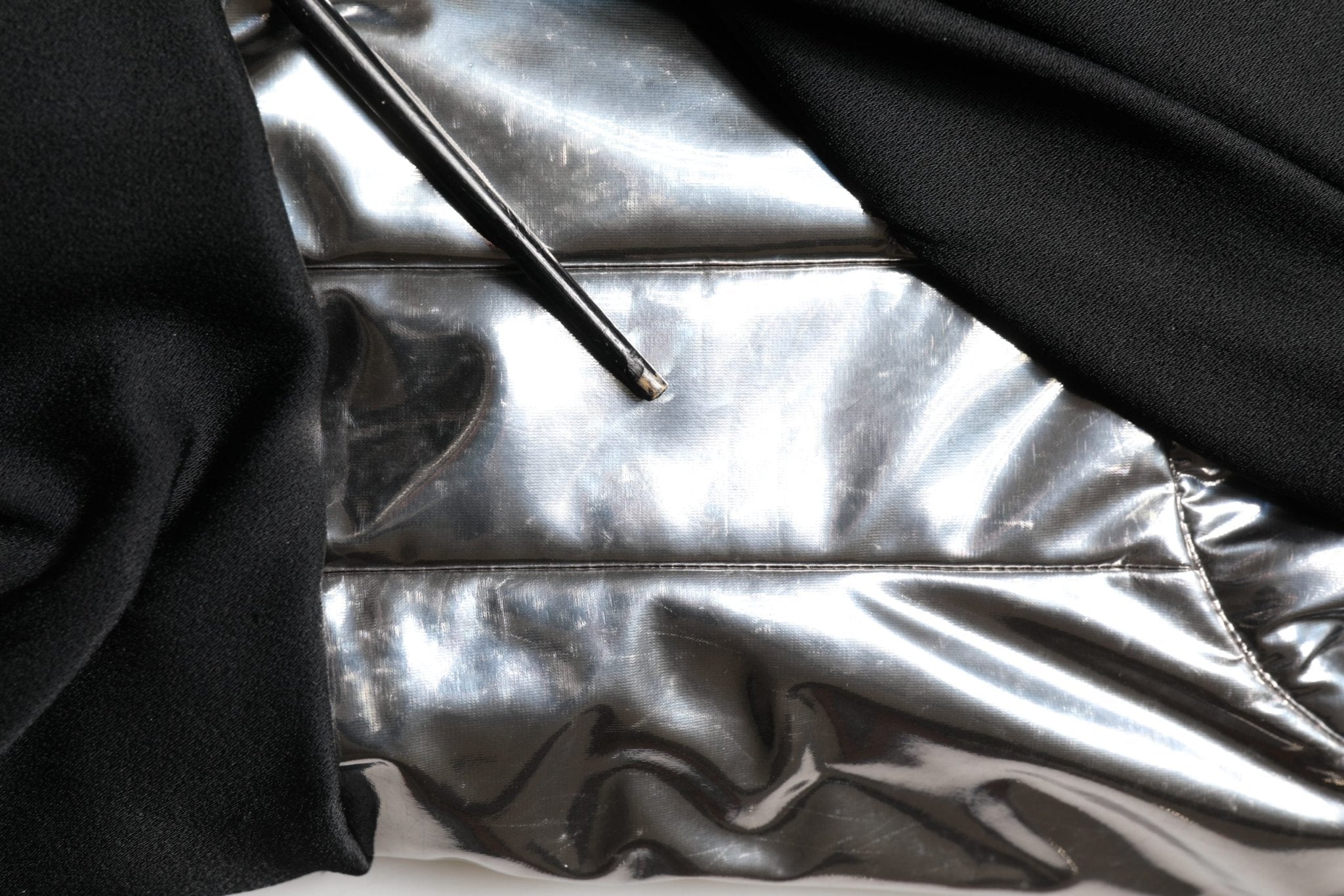 Dolce & Gabbana Black Silver OneShoulder Cocktail Gown Dress - RIMODA