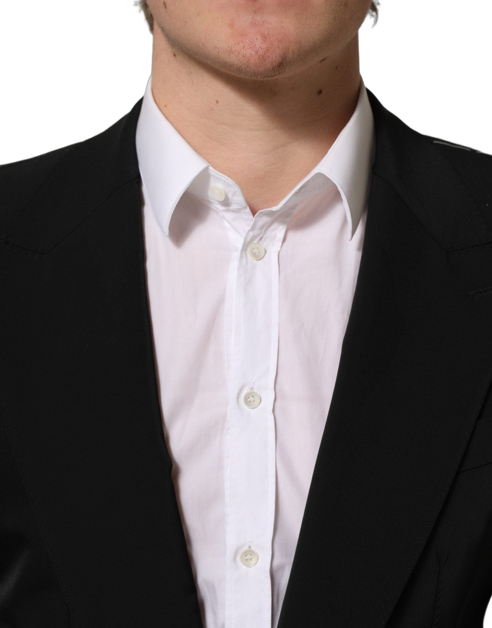 Dolce & Gabbana Black Single Breasted One Button Coat Blazer - RIMODA