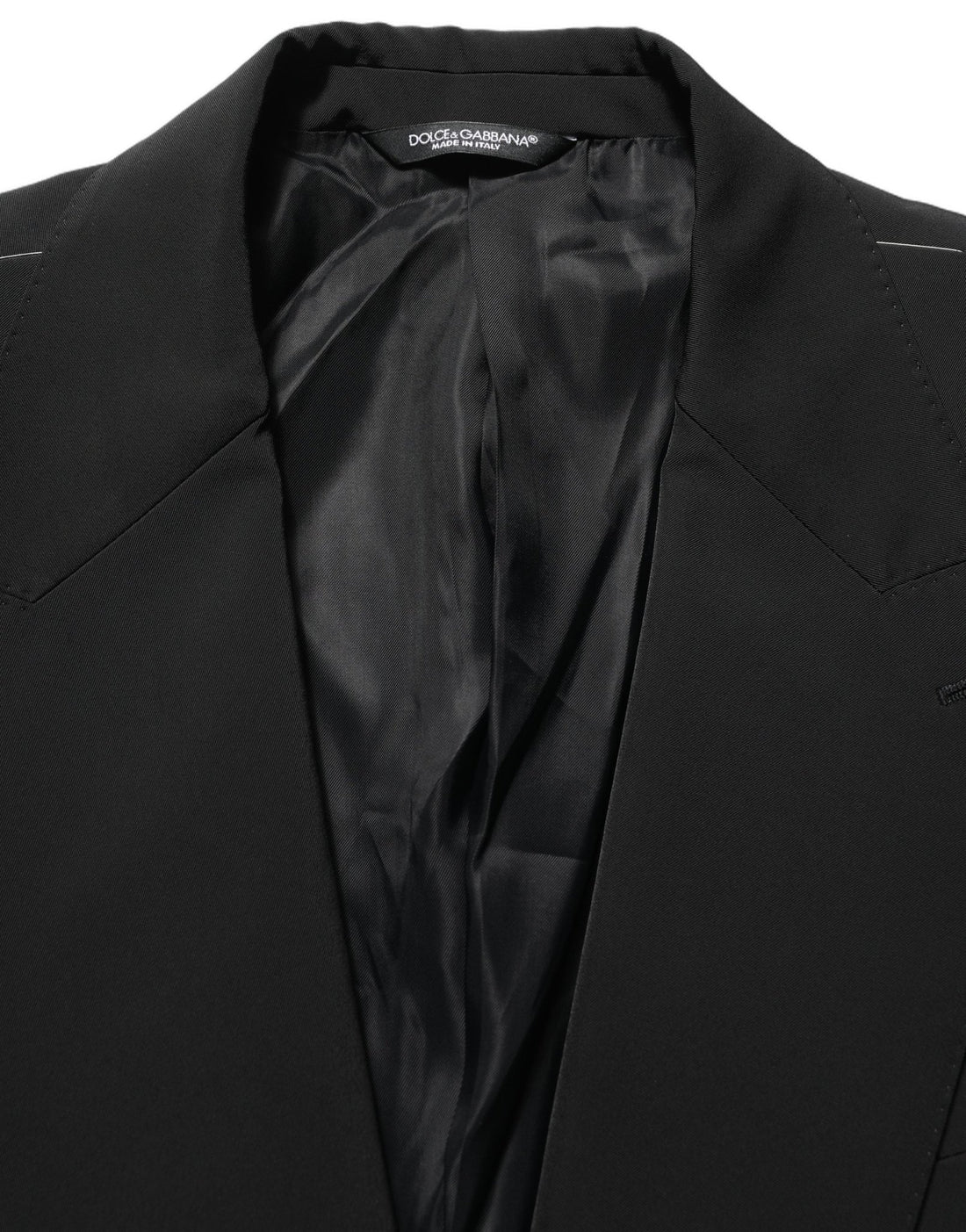 Dolce & Gabbana Black Single Breasted One Button Coat Blazer - RIMODA
