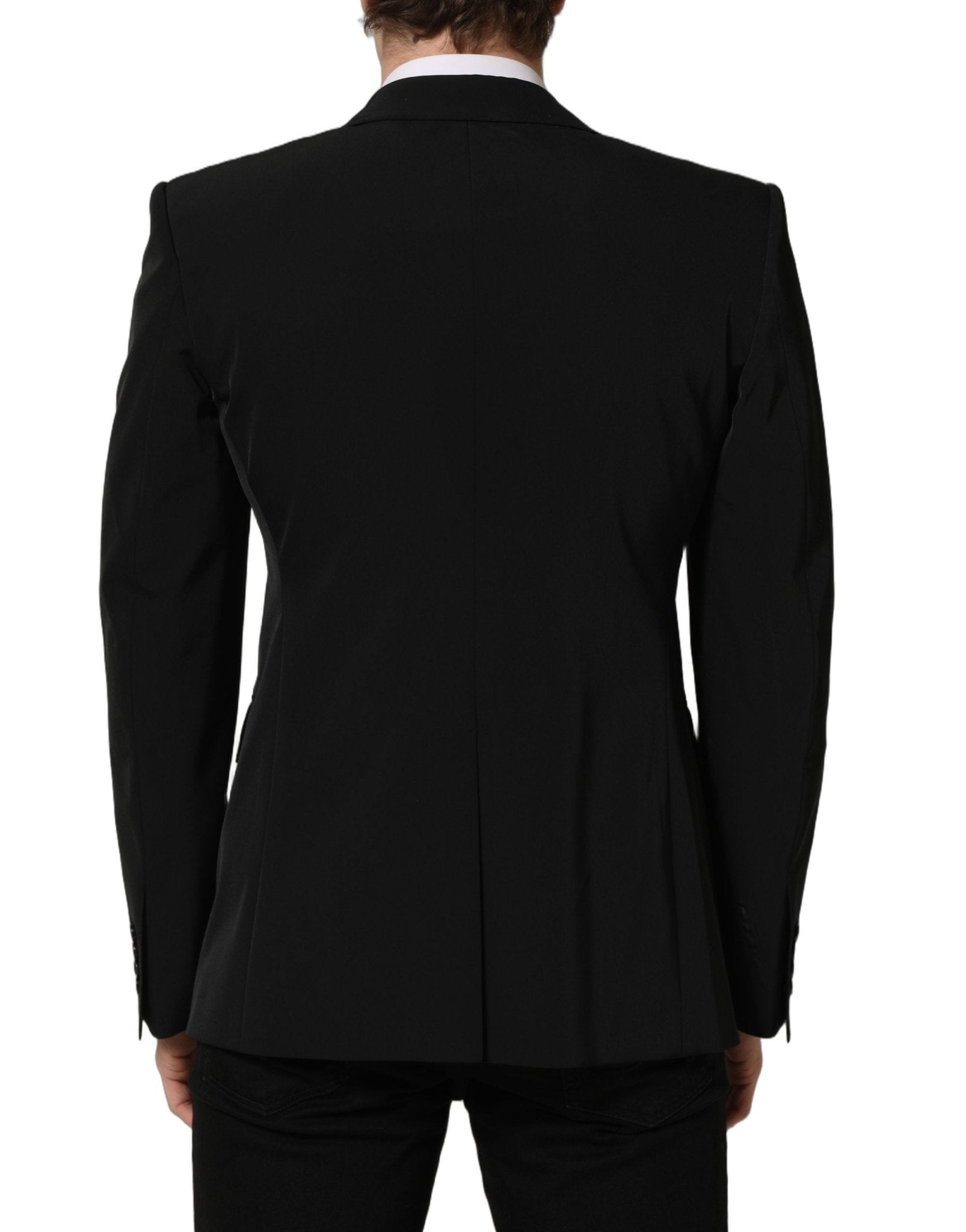 Dolce & Gabbana Black Single Breasted One Button Coat Blazer - RIMODA