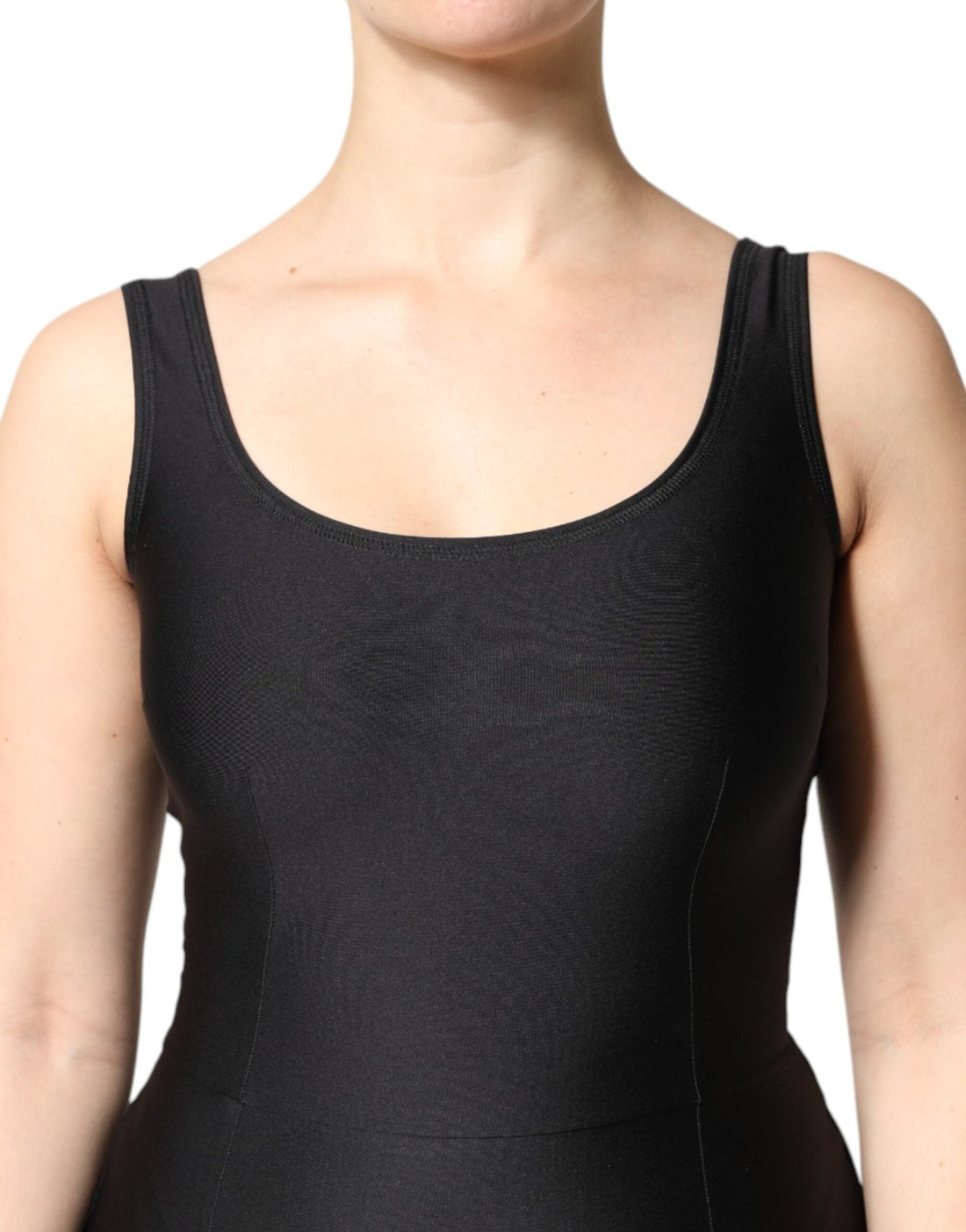 Dolce & Gabbana Black Sleeveless Bodycon Women Jumpsuit Dress - RIMODA