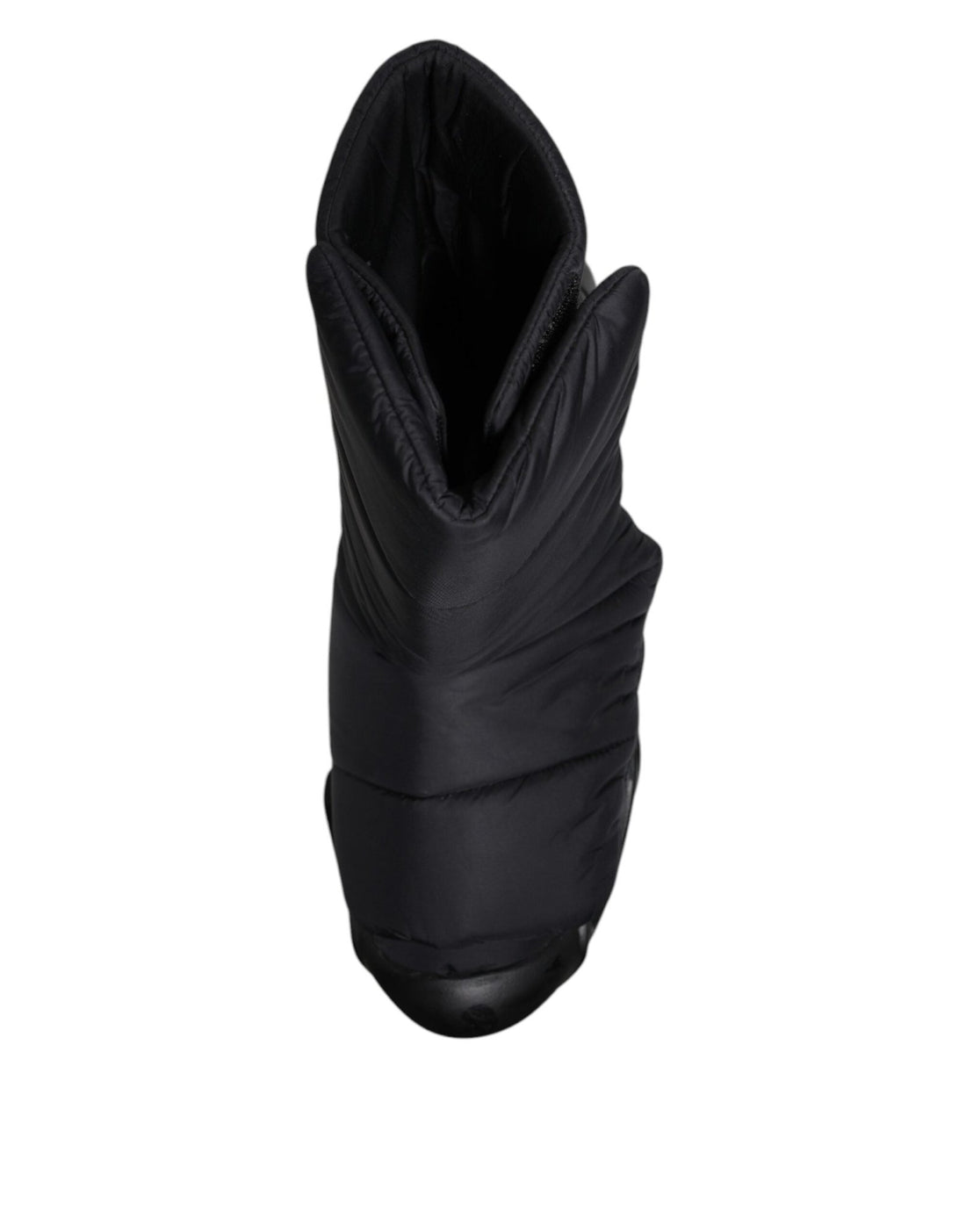 Dolce & Gabbana Black Slip On Wave Quilted Sneakers Shoes - RIMODA