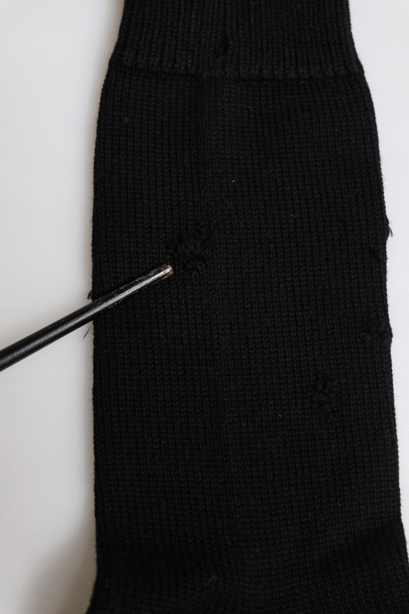 Dolce & Gabbana Black Solid Stretch Mid Calf Men Socks - RIMODA