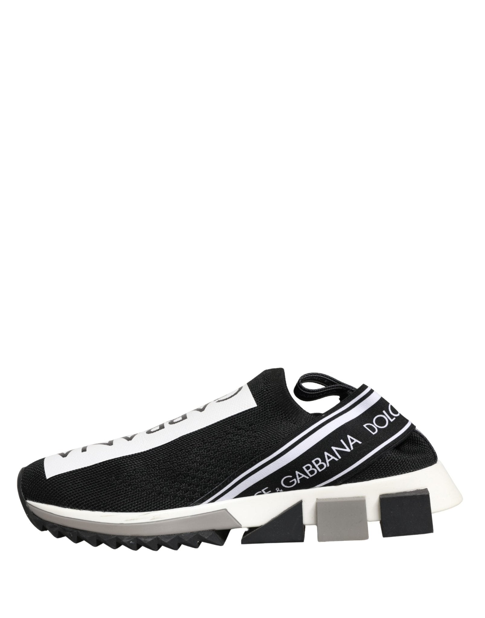 Dolce & Gabbana Black Sorrento Slip On Low Top Sneakers Shoes - RIMODA