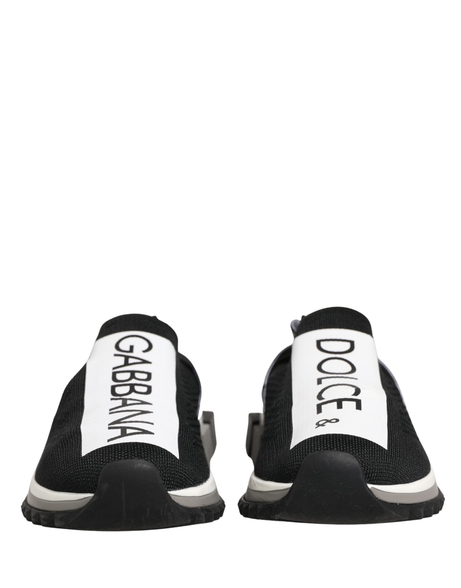 Dolce & Gabbana Black Sorrento Slip On Low Top Sneakers Shoes - RIMODA