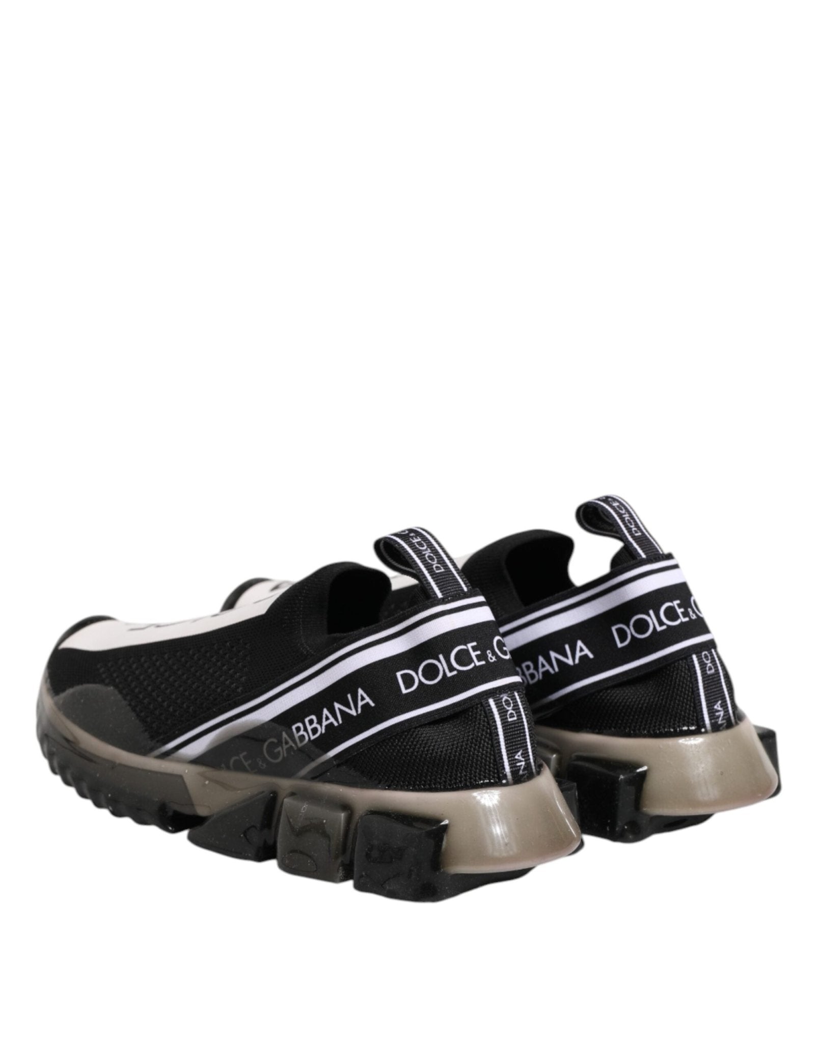 Dolce & Gabbana Black Sorrento Slip On Low Top Sneakers Shoes - RIMODA
