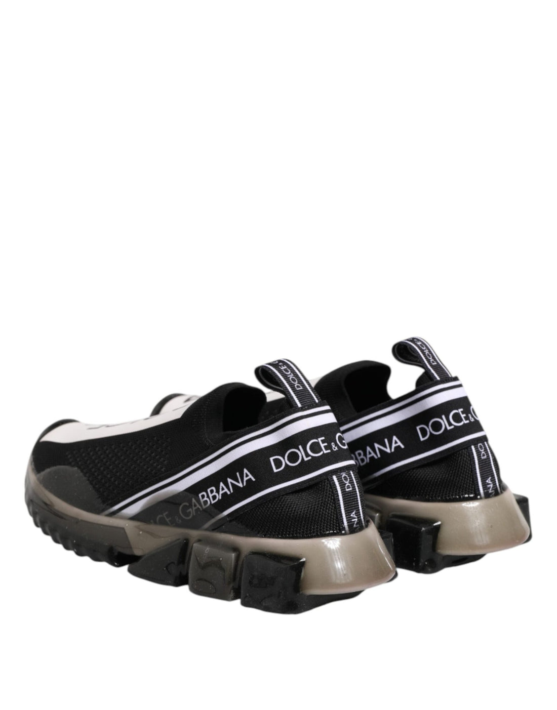 Dolce & Gabbana Black Sorrento Slip On Low Top Sneakers Shoes - RIMODA