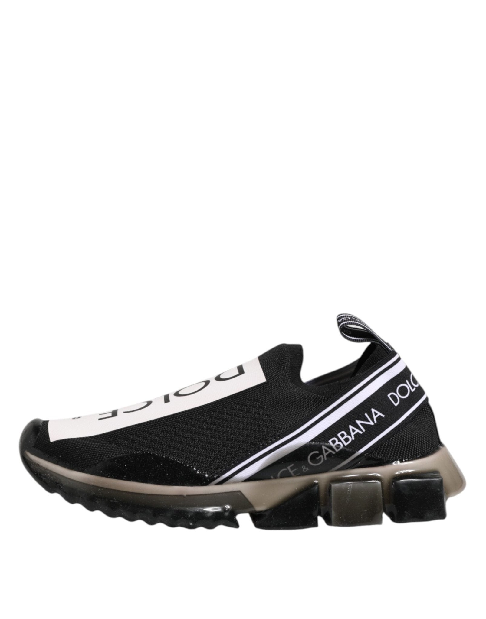 Dolce & Gabbana Black Sorrento Slip On Low Top Sneakers Shoes - RIMODA