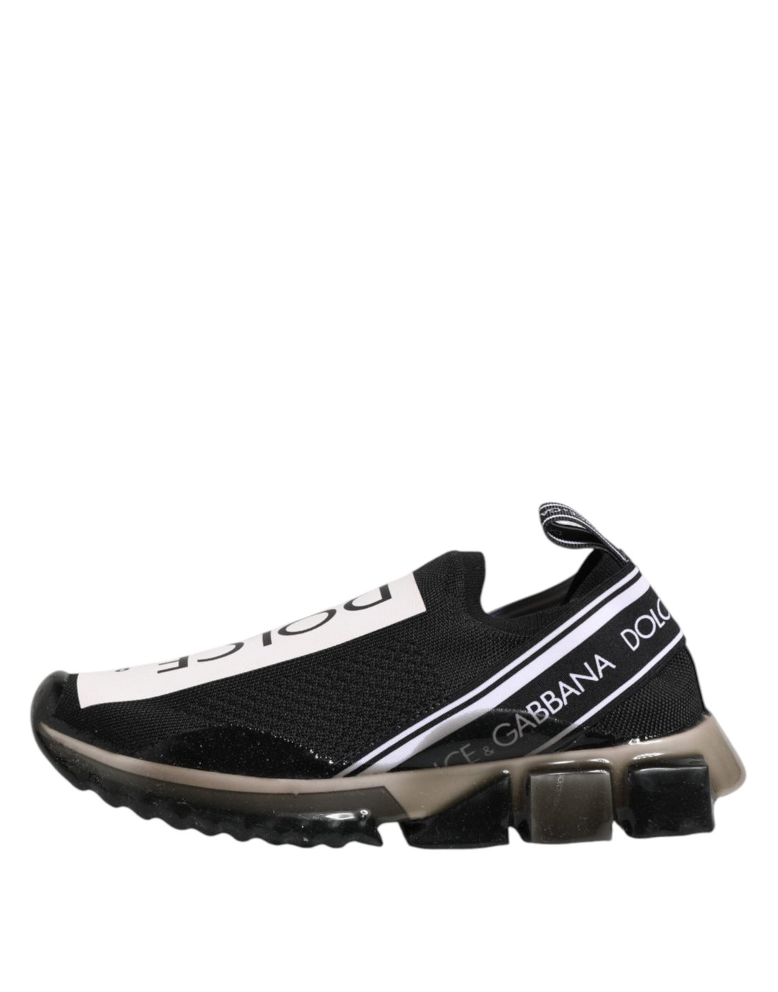 Dolce & Gabbana Black Sorrento Slip On Low Top Sneakers Shoes - RIMODA