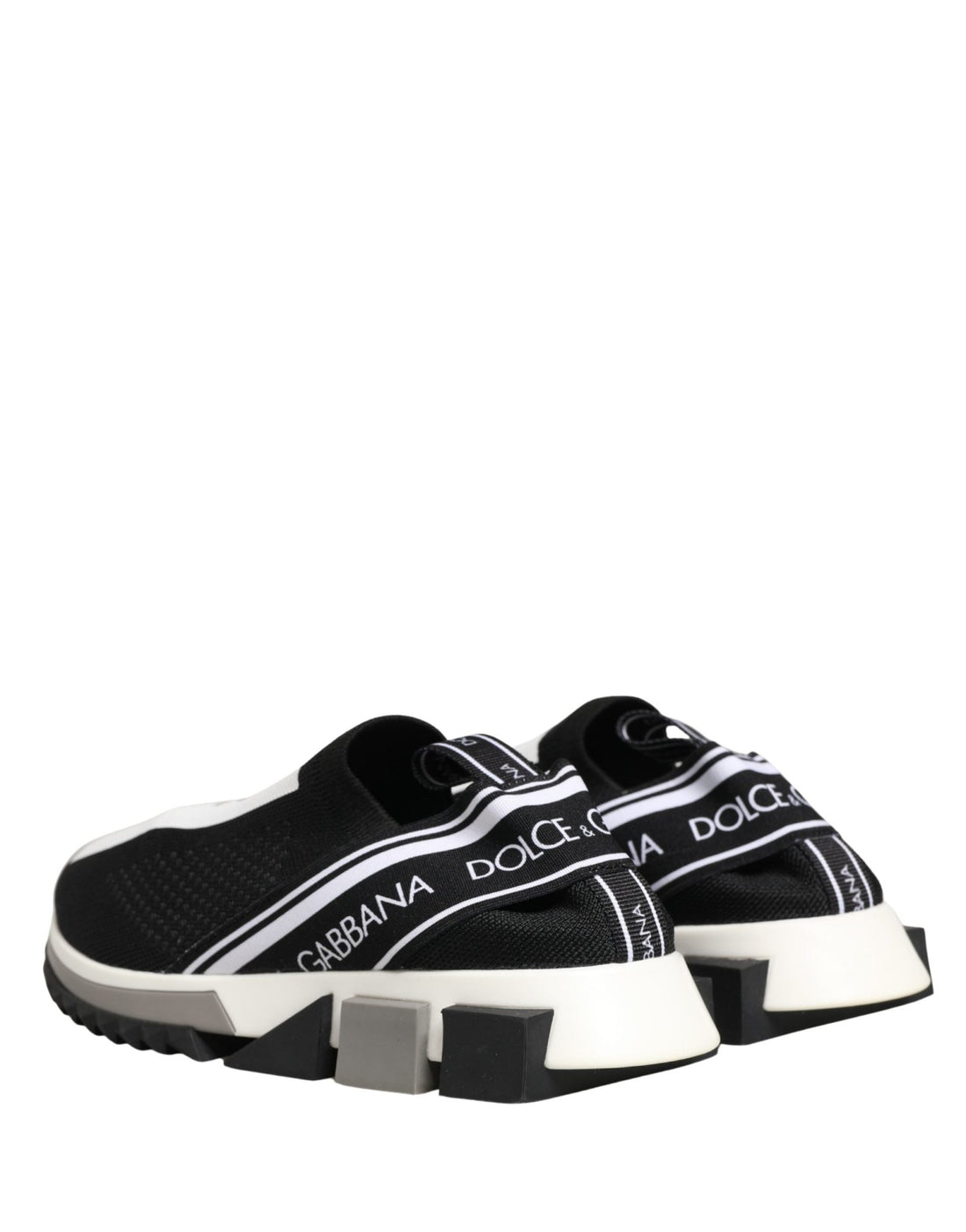 Dolce & Gabbana Black Sorrento Slip On Low Top Sneakers Shoes - RIMODA