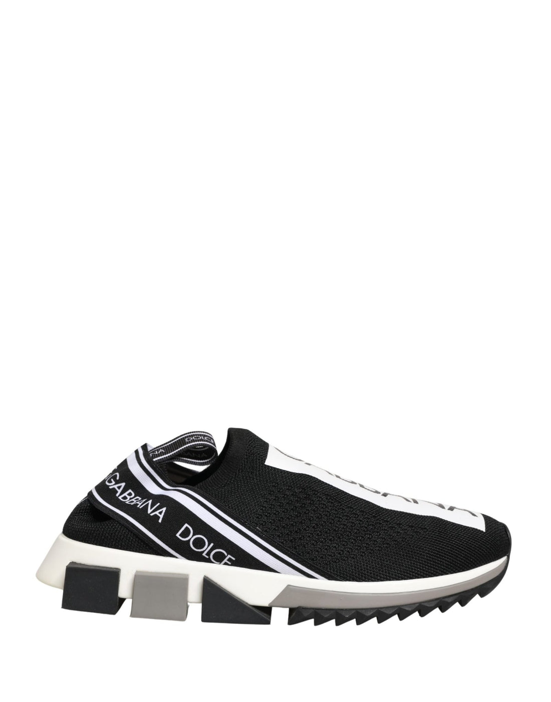 Dolce & Gabbana Black Sorrento Slip On Low Top Sneakers Shoes - RIMODA