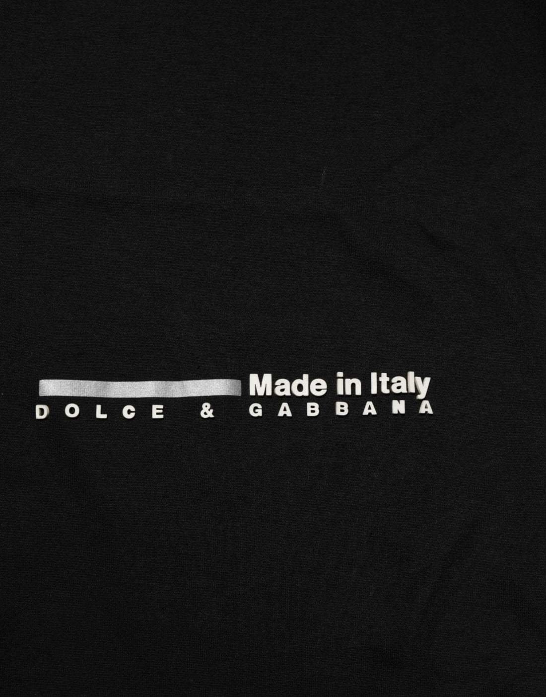 Dolce & Gabbana Black Statement Cotton Men Crew Neck T-shirt - RIMODA
