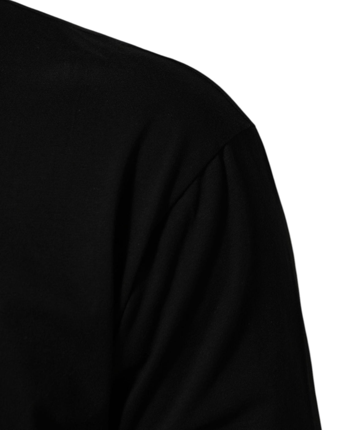 Dolce & Gabbana Black Statement Cotton Men Crew Neck T-shirt - RIMODA