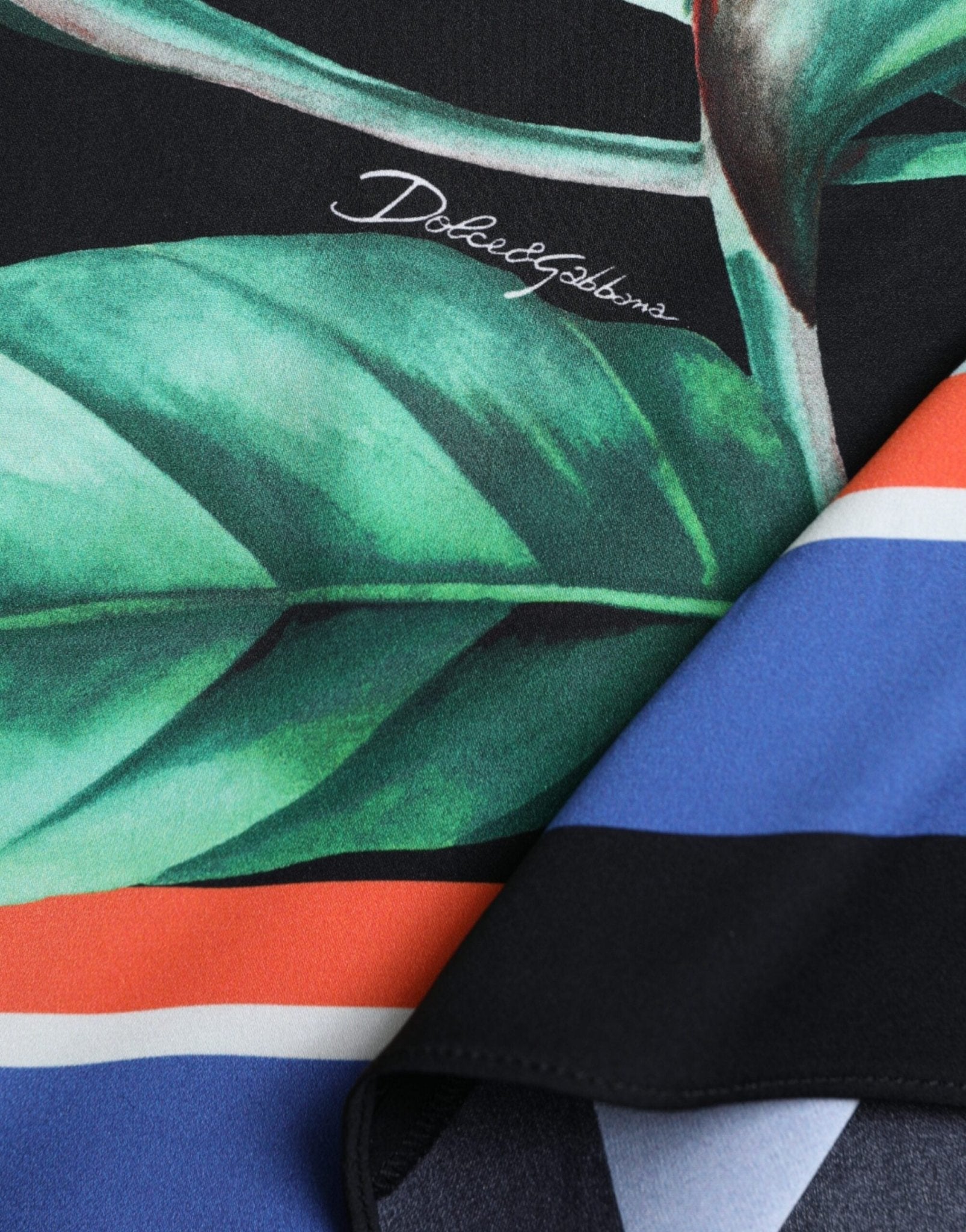 Dolce & Gabbana Black Strelitzia High Waist Wrap Midi Skirt - RIMODA
