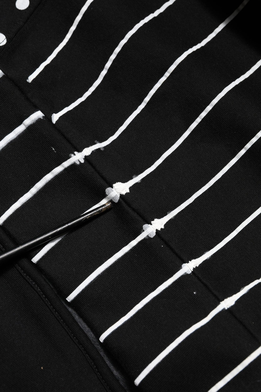 Dolce & Gabbana Black Stripes Hooded Men Sweatshirt Sweater - RIMODA