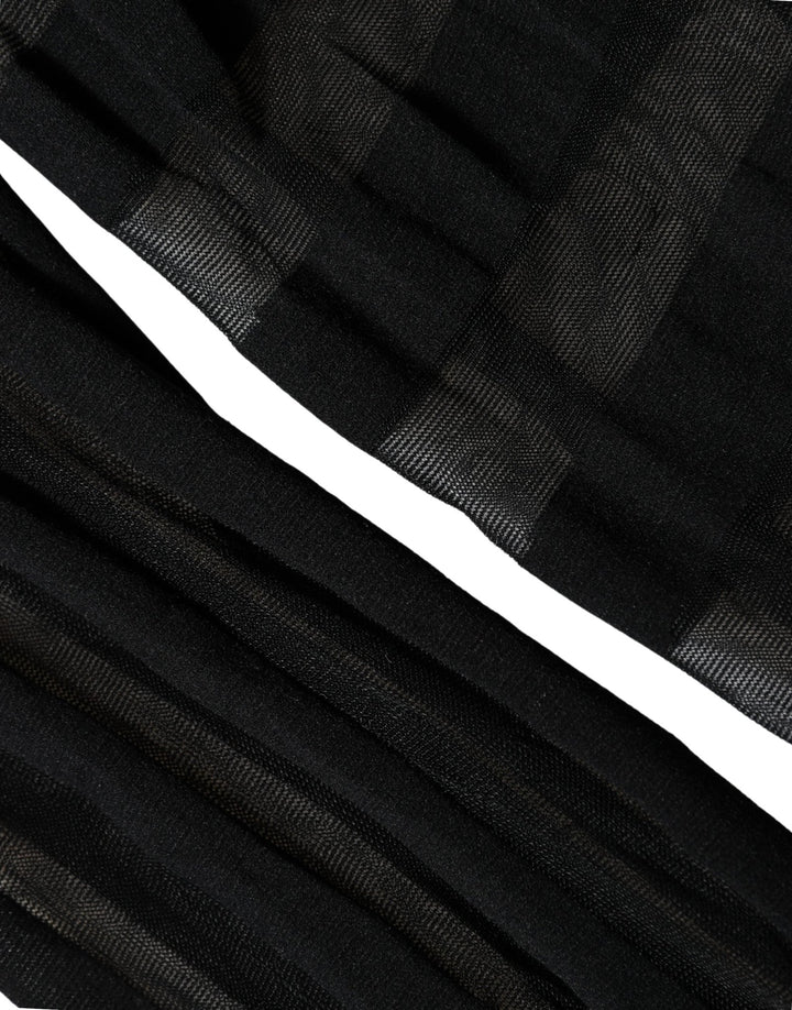 Dolce & Gabbana Black Stripes Tights Stockings Pantyhose Socks - RIMODA