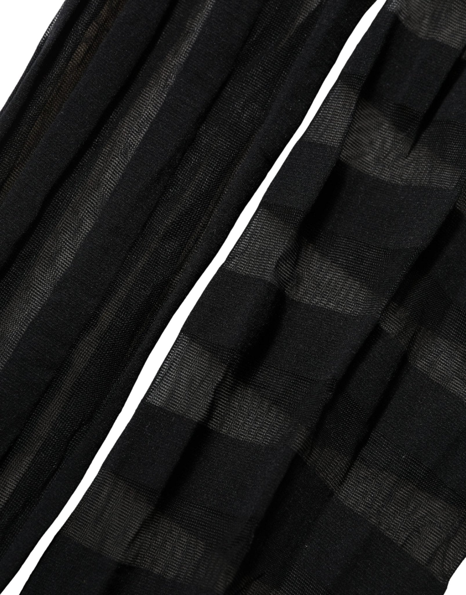 Dolce & Gabbana Black Stripes Tights Stockings Pantyhose Socks - RIMODA