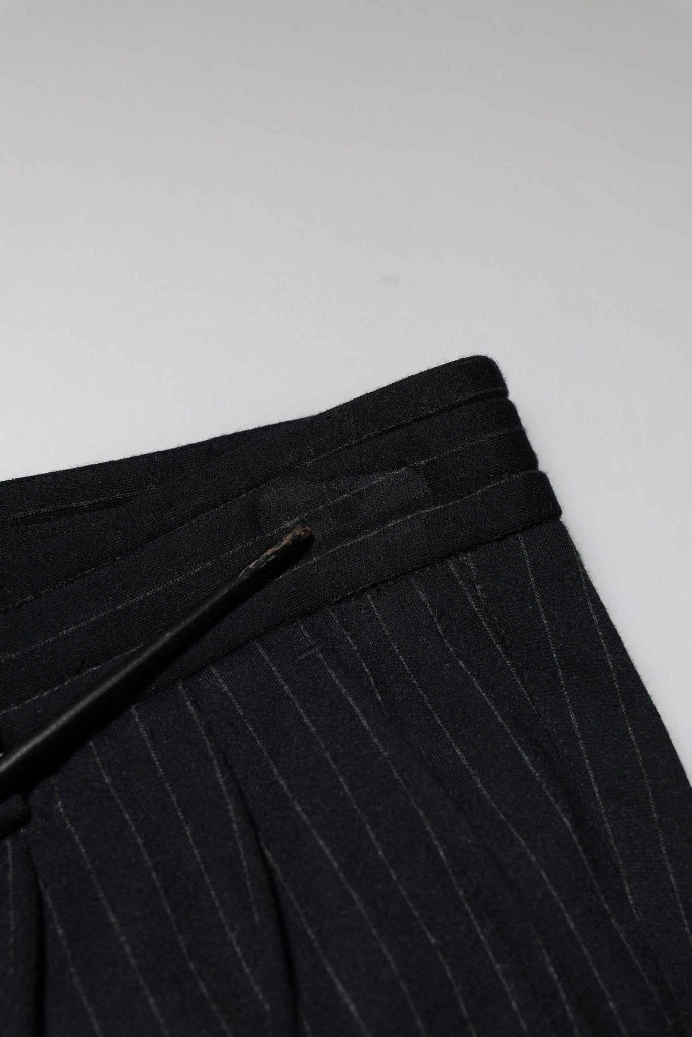 Dolce & Gabbana Black Stripes Viscose Skinny Dress Men Pants - RIMODA