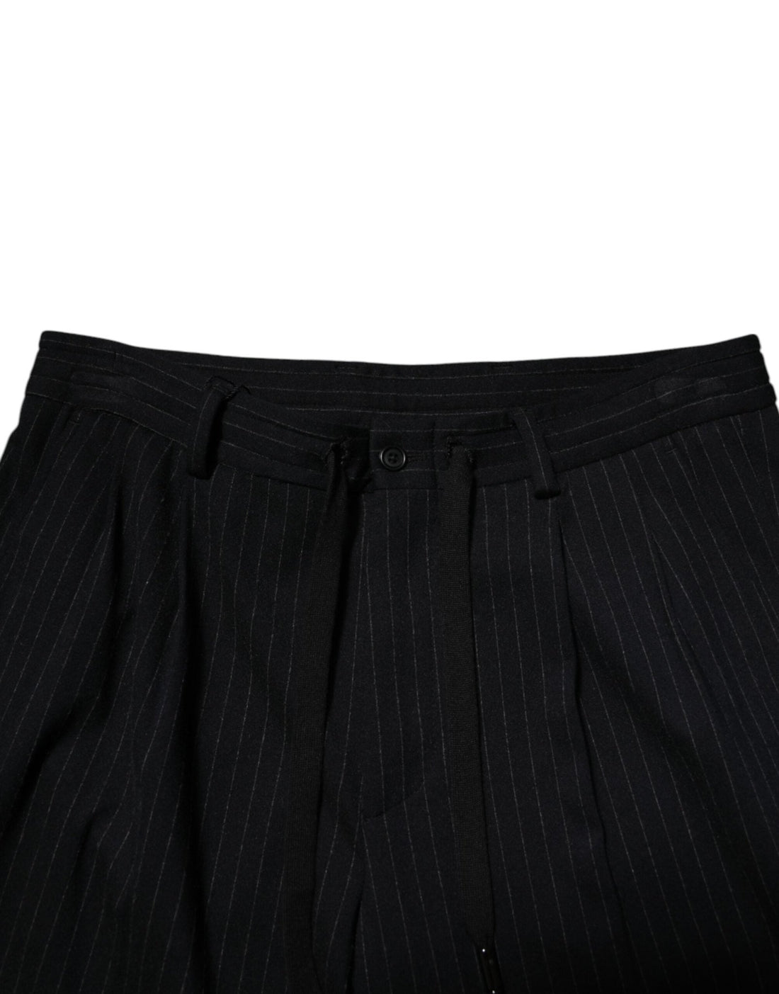 Dolce & Gabbana Black Stripes Viscose Skinny Dress Men Pants - RIMODA