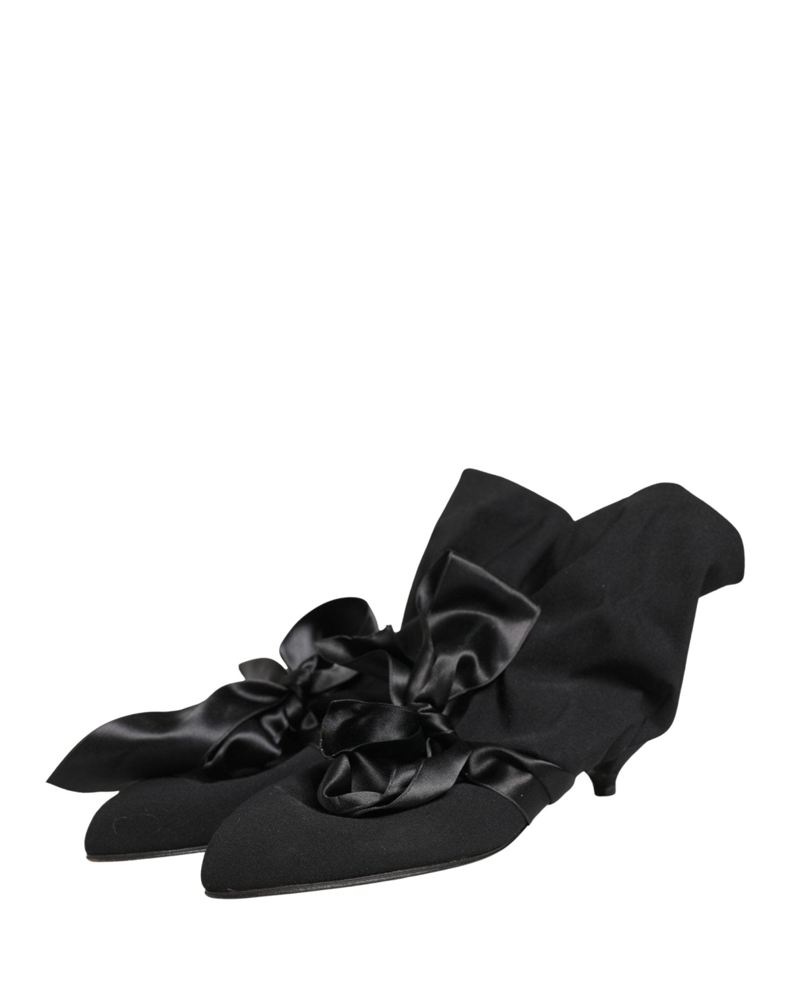 Dolce & Gabbana Black Suede Ankle Boots Shoes - RIMODA